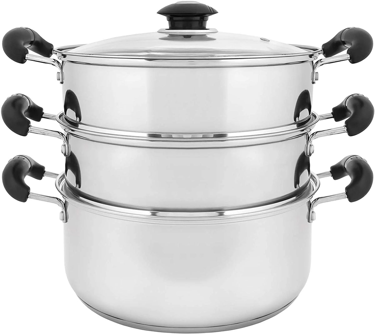 10" Stainless Steel 3 Tier Steamer Pot Z690118