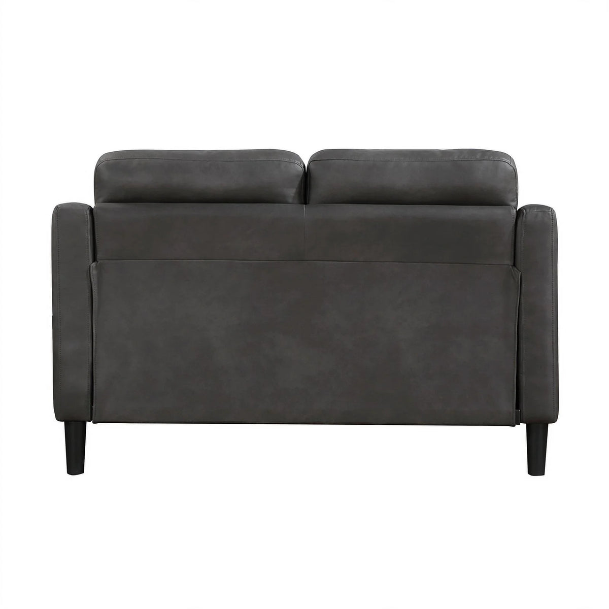 Gray Microfiber Loveseat O42929