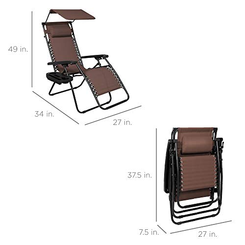 Beige Textilene Mesh Zero Gravity Recliner Chair L5156