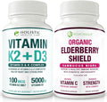 Vitamin K2 + D3 & Organic Elderberry with Black Currant and Echinacea J532