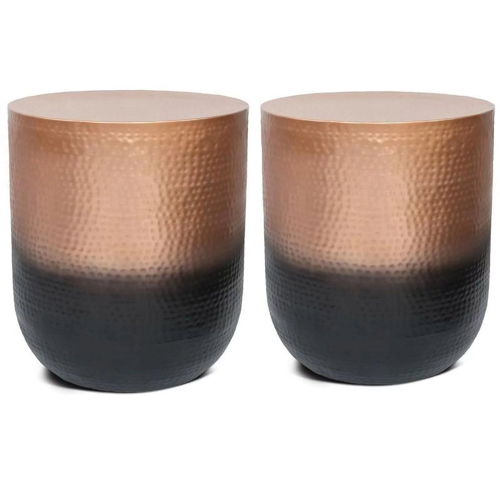 2-Piece 19" Metal Side Table Set K19092
