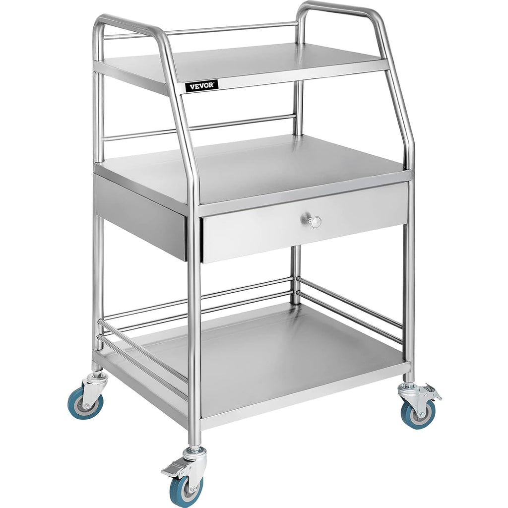 Stainless Steel Utility Cart with Wheels S5455