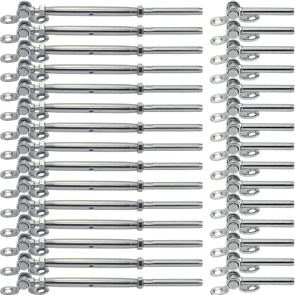 3/16 Cable Railing Hardware Kit T316 Marine Grade A92230