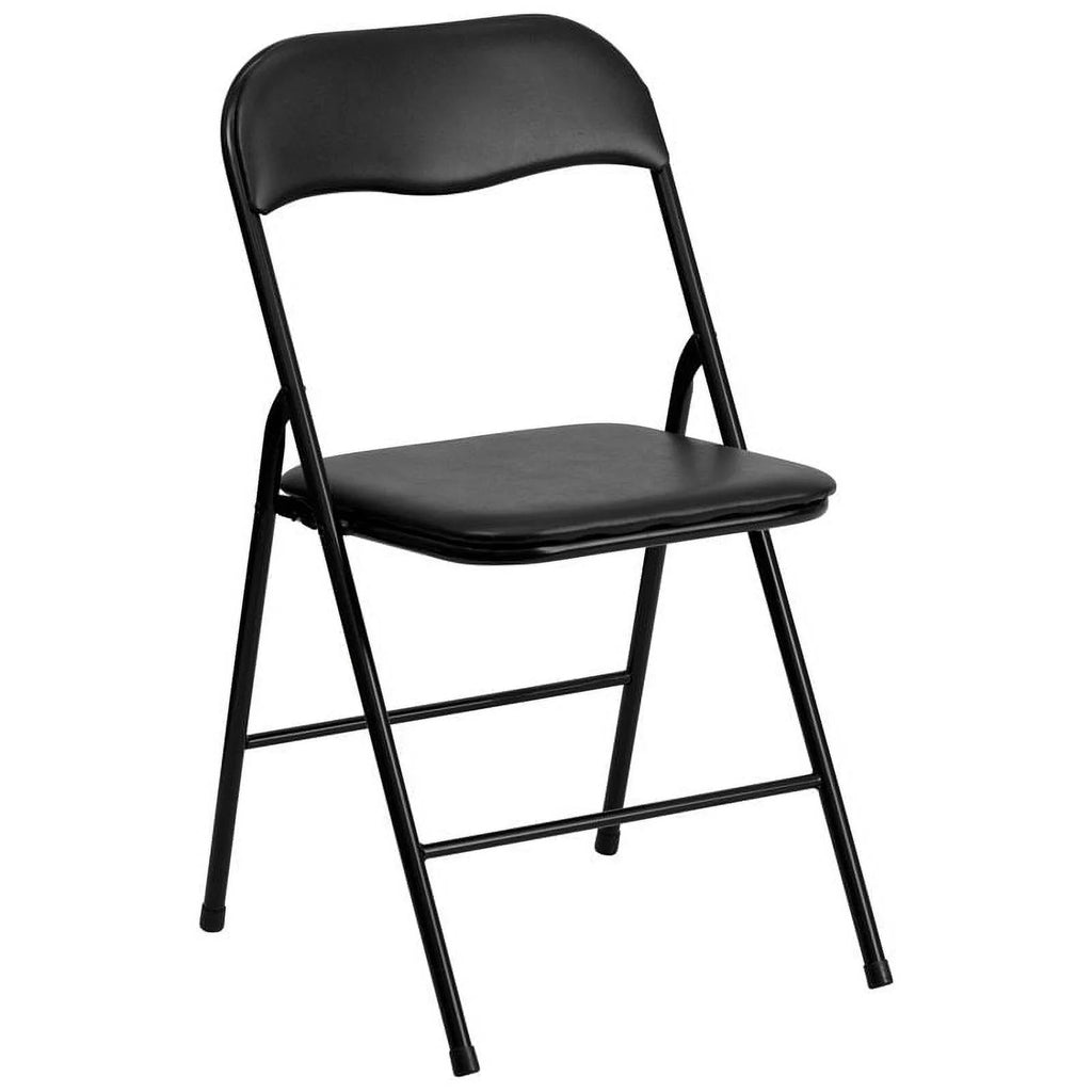 5 Piece Folding Dining Table and Chair Set in Black A73024