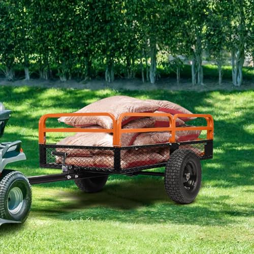 Heavy Duty 1500-Pound Capacity Steel Dump Cart V5249