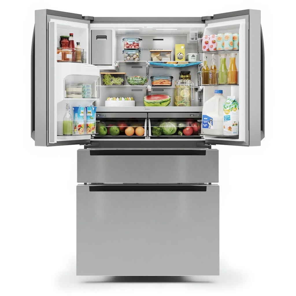 21.6-Cu. Ft. 4-Door French Door Refrigerator, Stainless Steel P3971