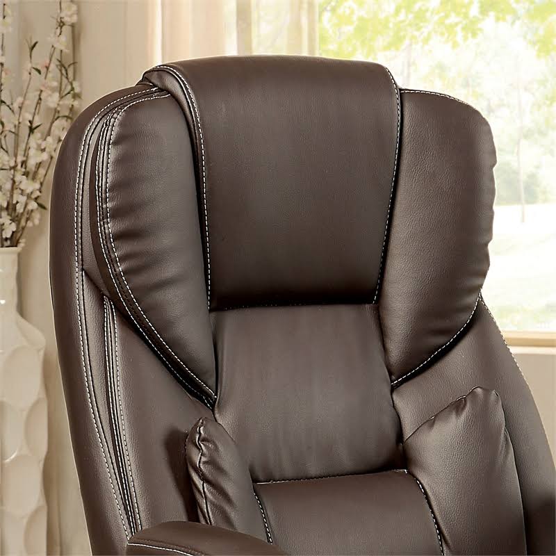 Brown Leather Office Chair I60046