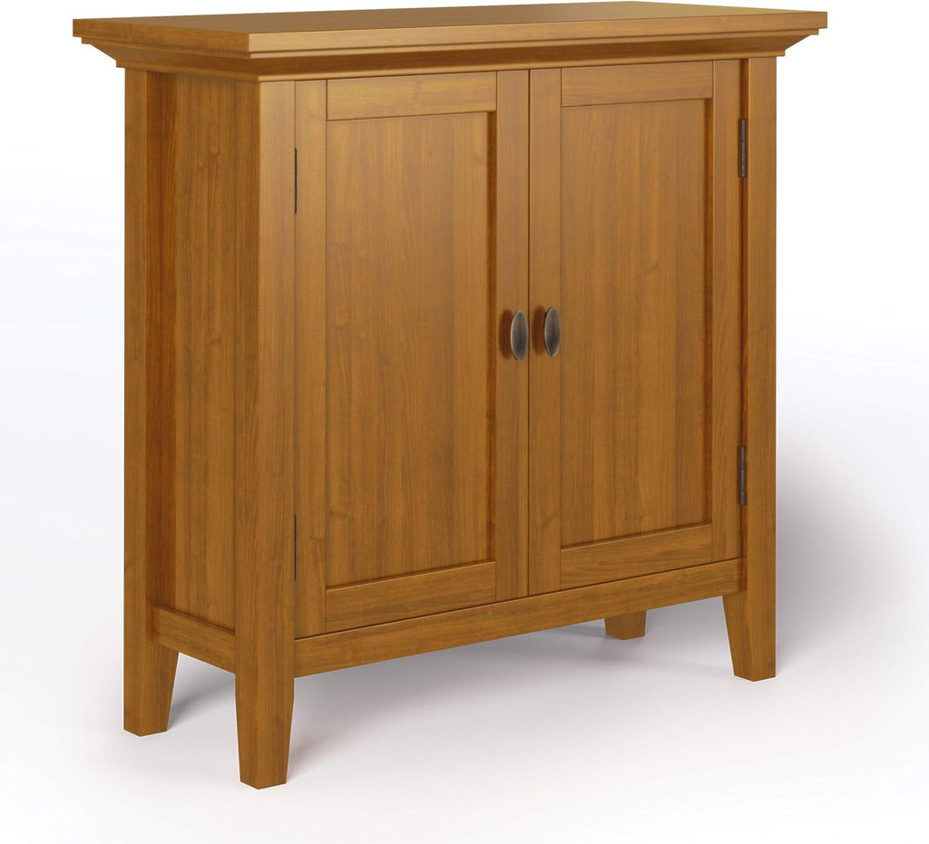32 inch Wide Rustic Low Storage Cabinet with 2 Doors V5633