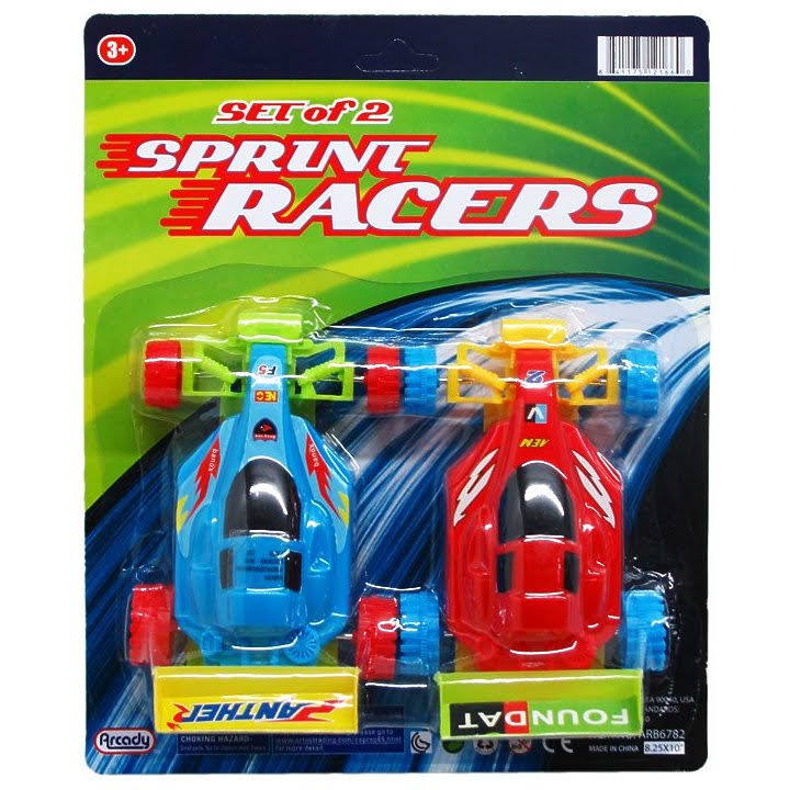 2-Piece Pull Back Action Racing Cars (Pack of 48) K308