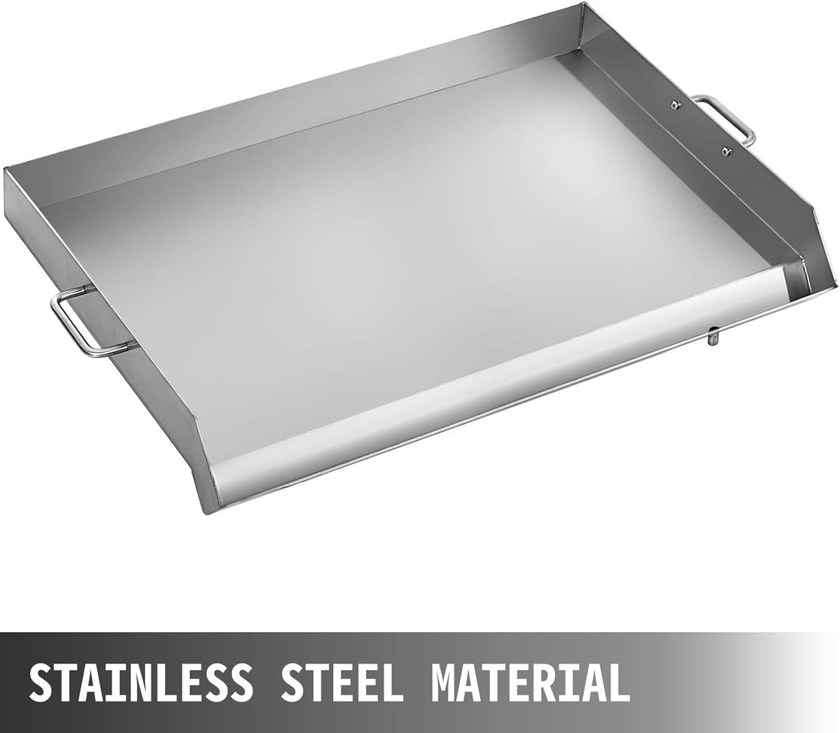Stainless Steel Griddle, 36 x 22 Non-Stick Grill with 2 Handles C5986