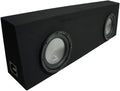 Black Dual 10 Sub Box Enclosure T397