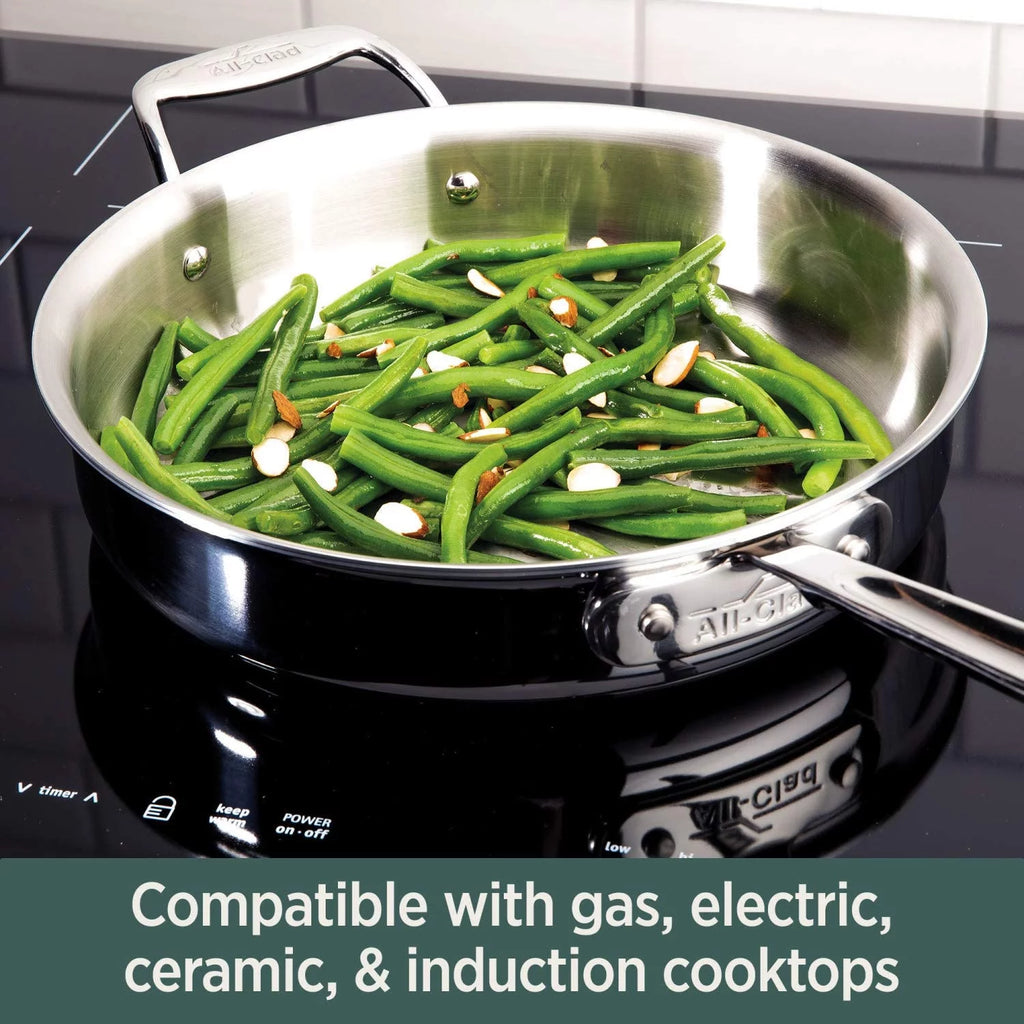 5-Ply Brushed Stainless Steel Cookware Set 14 Piece U892