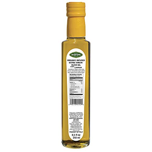 Organic Flavored Extra Virgin Olive Oil Variety Pack, 8.5 oz Pack of 4 J58627