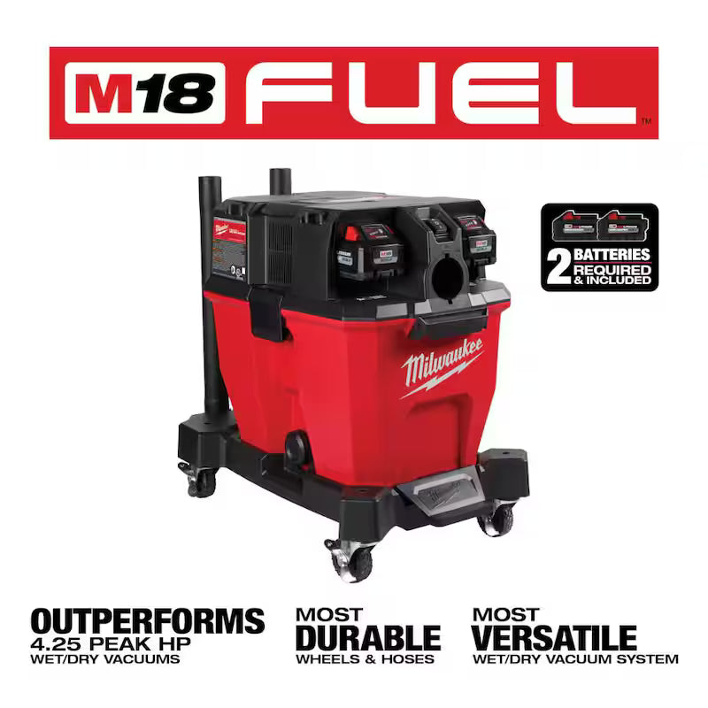 9 Gal. Cordless Wet/Dry Shop Vacuum Kit with Right Angle Tool and Bag Z104042