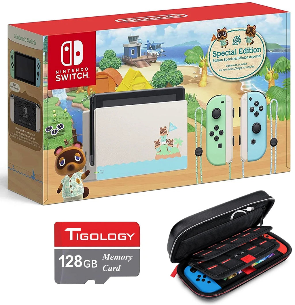 Nintendo Switch 32GB Console with 128GB Memory Card and Travel Case G7742
