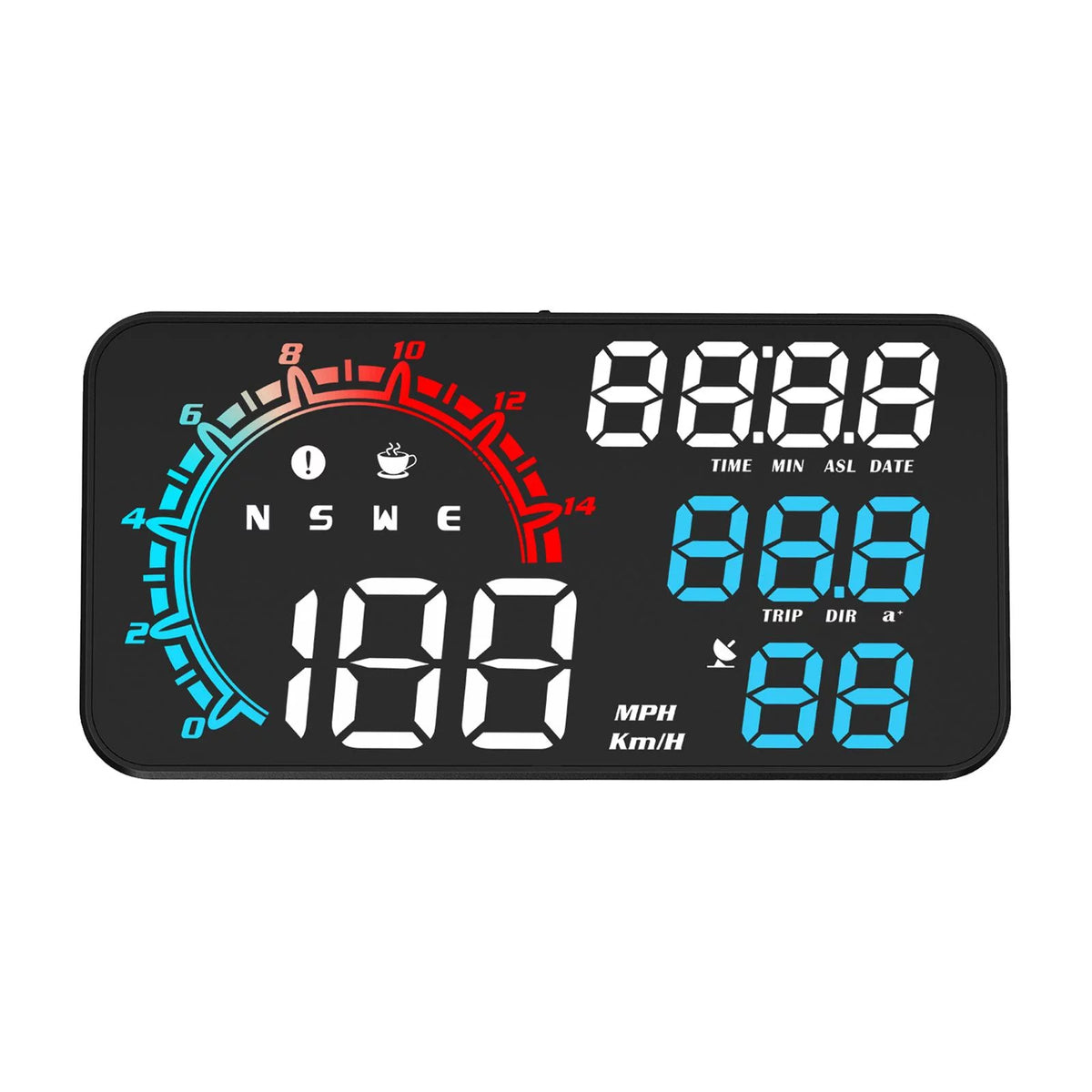 Universal Car HUD Speed Mileage Display H58178