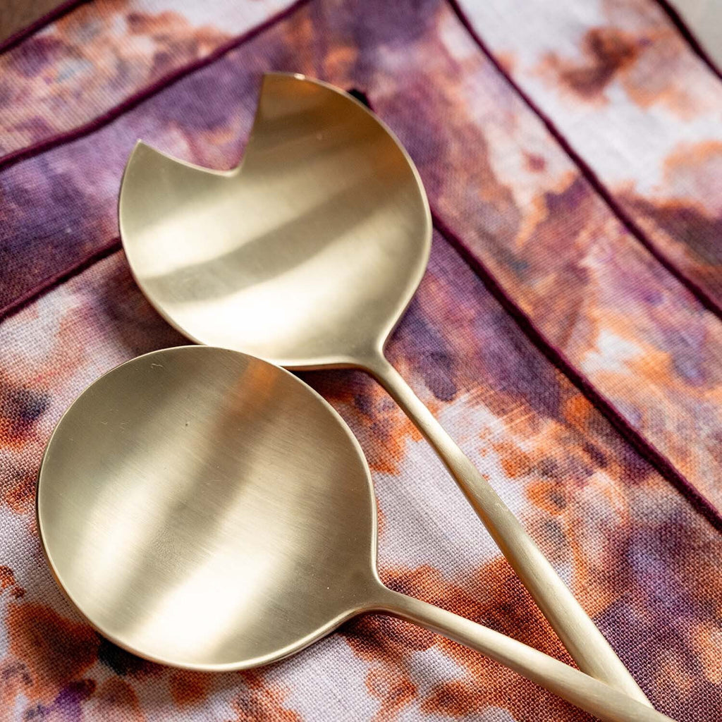 Champagne Satin 2-Piece Hostess Set R36920