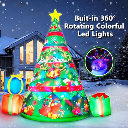 Inflatable Hanging Santa with Bright LEDs A85307