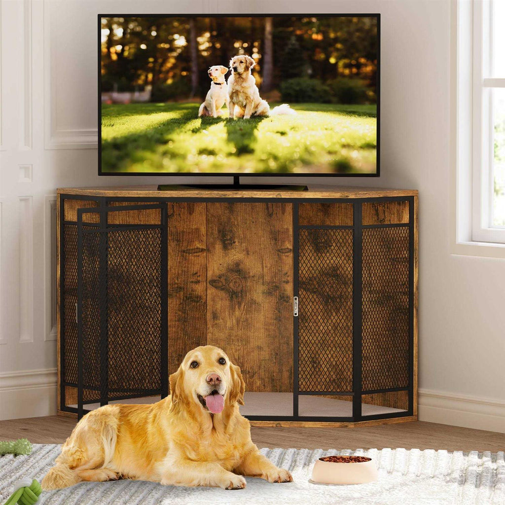 43.7-inch Wooden Dog Crate Furniture G451397