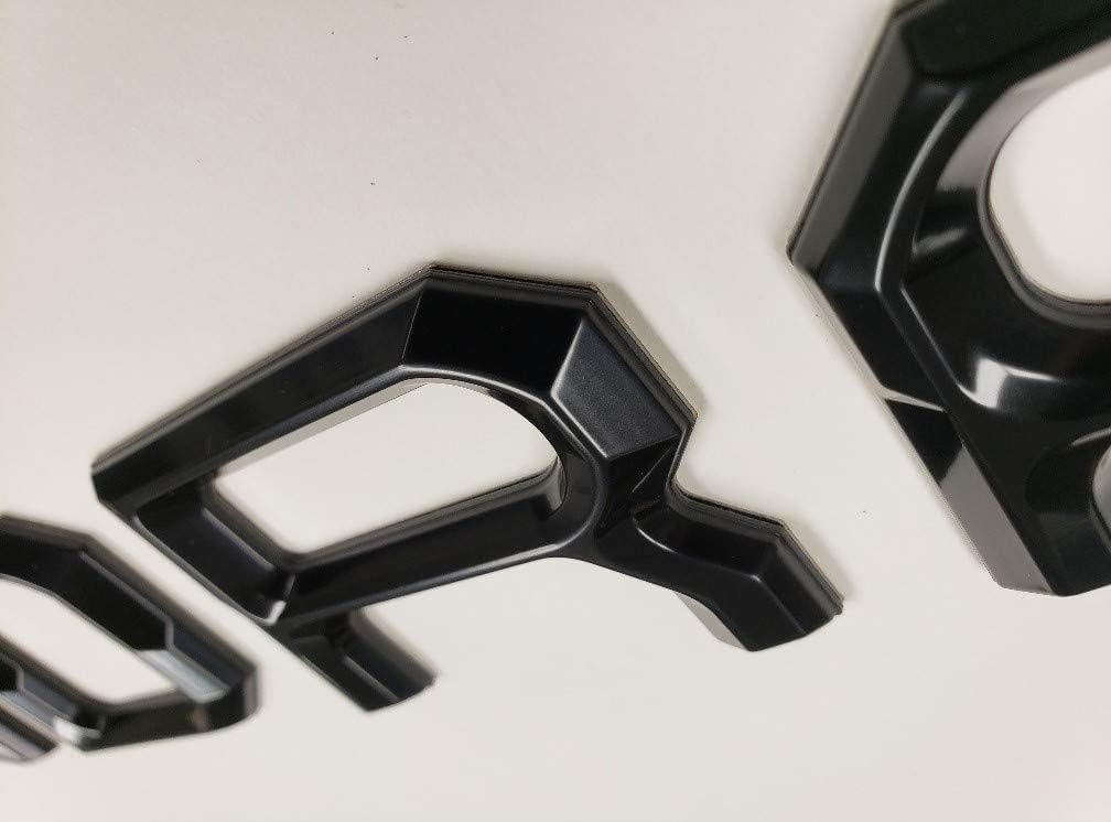 Matte Black Tailgate Insert Letters Pack of 2 S3759