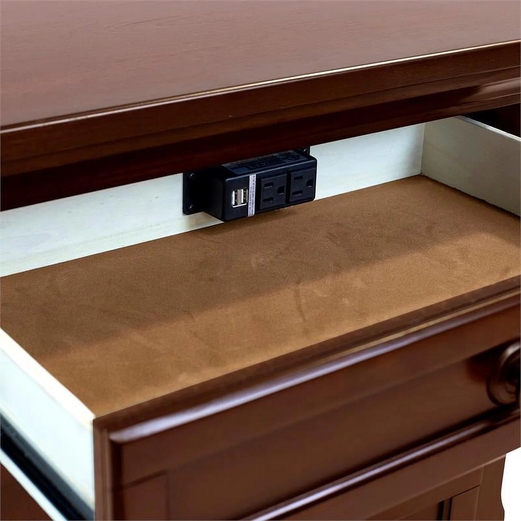 Dark Cherry Solid Wood Bedroom Set S17255