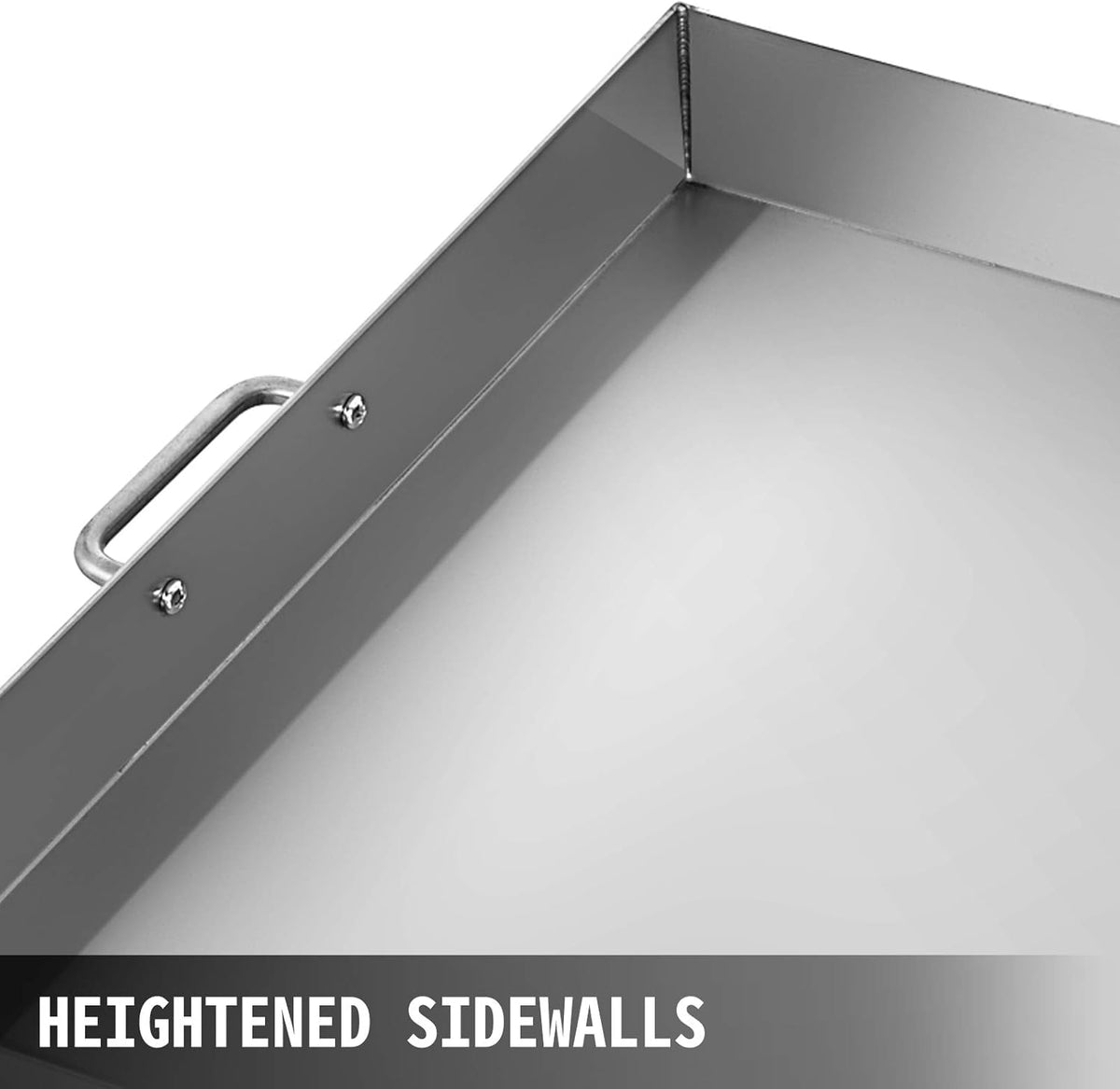 Stainless Steel Griddle, 36 x 22 Non-Stick Grill with 2 Handles C5986
