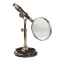 Bronzed Magnifying Glass with Stand B8985
