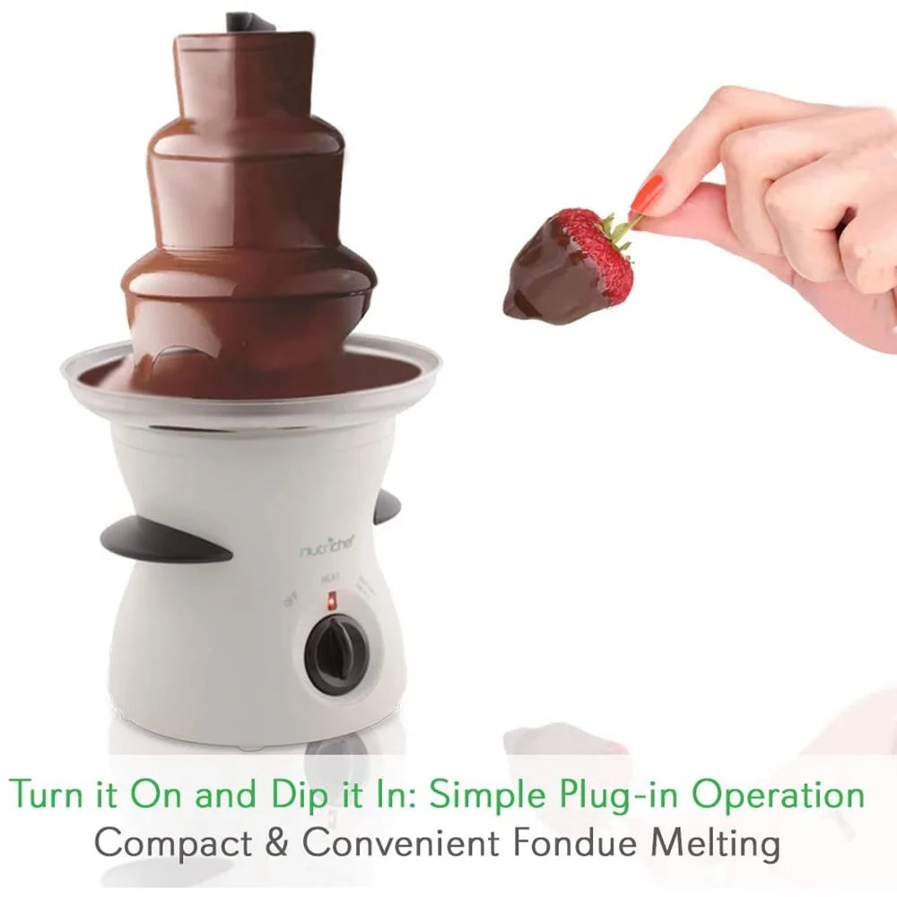 16oz 3 Tier Electric Fondue Maker C7250