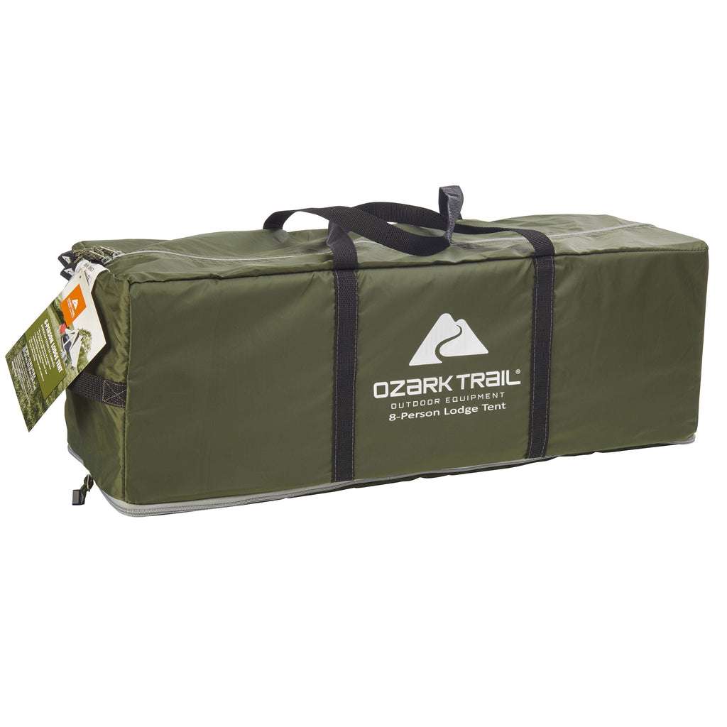 8 Person Camping Tent with Covered Entrance K9242