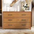 6 Drawer Amber Walnut Dresser L955023