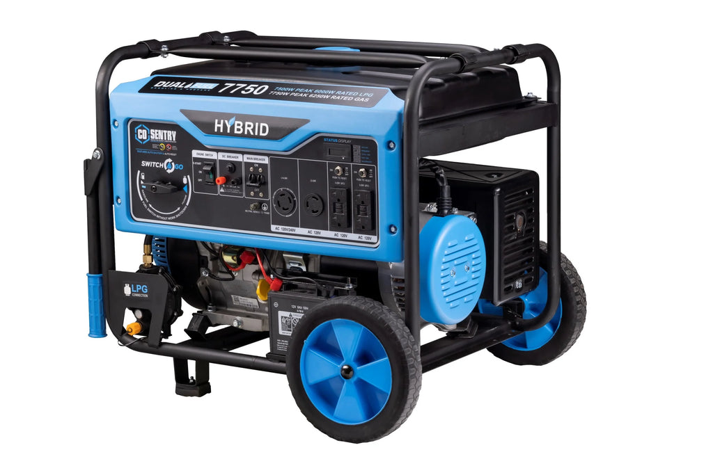 7,750-Watt Dual Fuel Portable Generator with Electric Start N48540