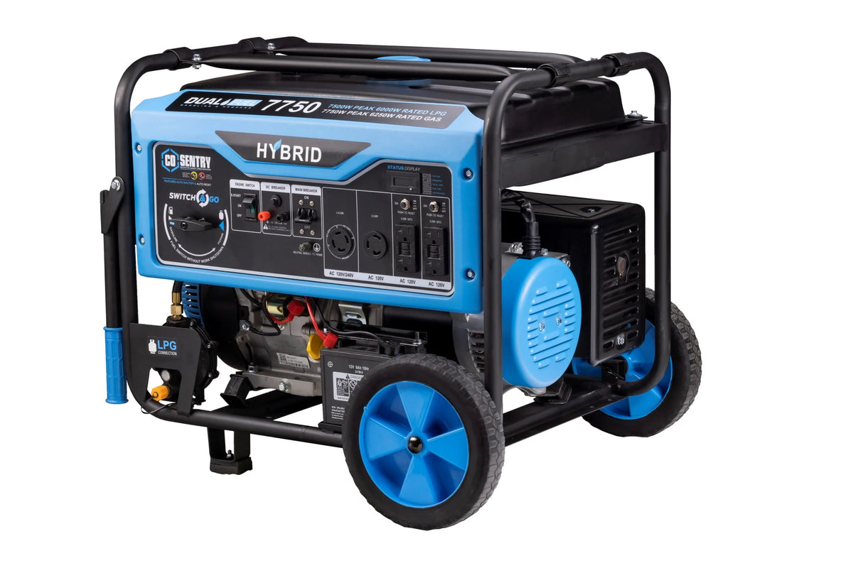 7,750-Watt Dual Fuel Portable Generator with Electric Start N48540
