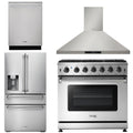 36 Propane Gas Range, Range Hood, Refrigerator, Dishwasher D7704