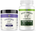 Colostrum Powder 60 Servings + Beef Organ Complex 60 Servings D80895