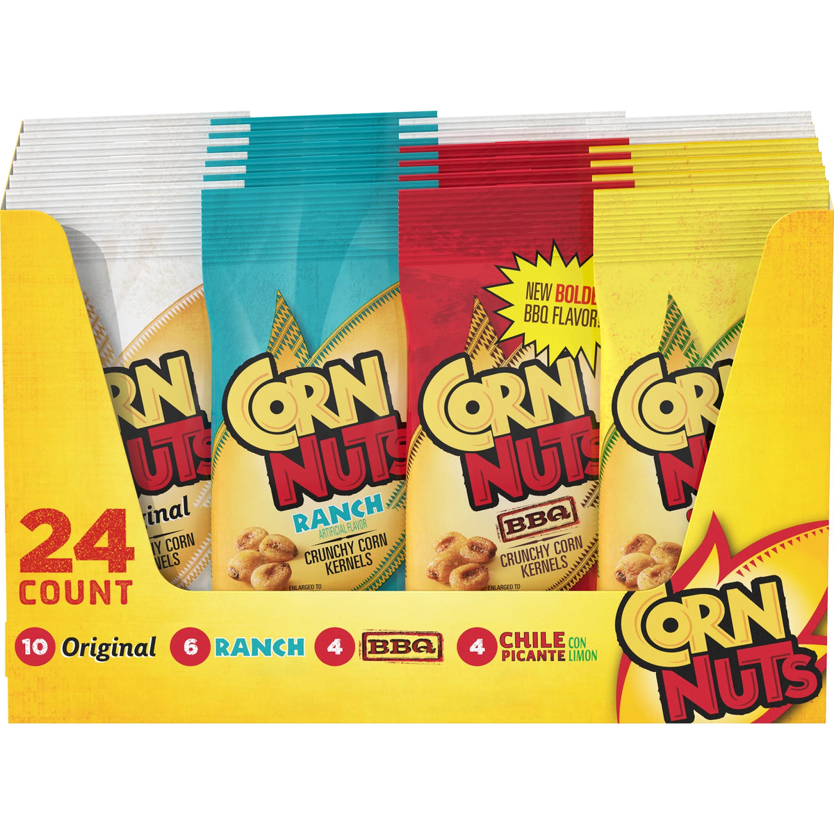 Crunchy Corn Kernels Variety Pack, 24 ct, 1.7 oz Packs V57228