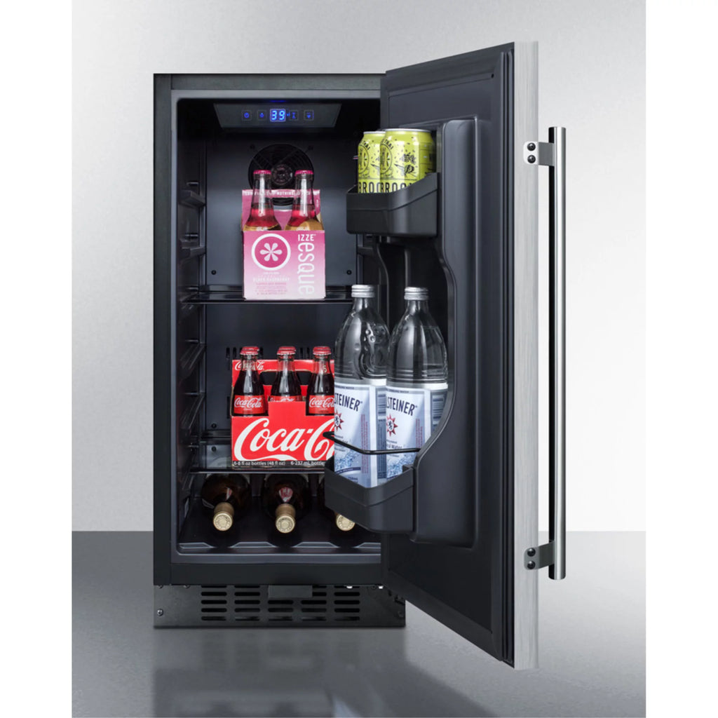 15" Wide ADA Compliant All-Refrigerator with Digital Controls and Lock M4312