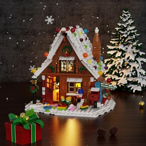 Gingerbread House Building Kit with LED Lights Y629118