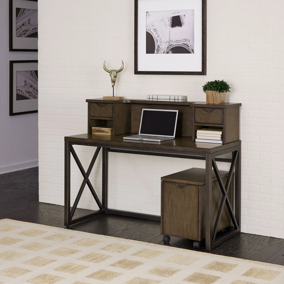 Wood Mobile File Cabinet W377648