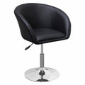 Black Adjustable Swivel Barrel Chair Z618624