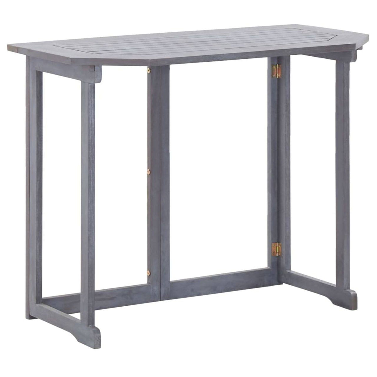 Folding Balcony Table Solid Acacia Wood W6454