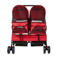Double Pet Stroller Foldable Two-Seater Carrier Strolling Cart X5767