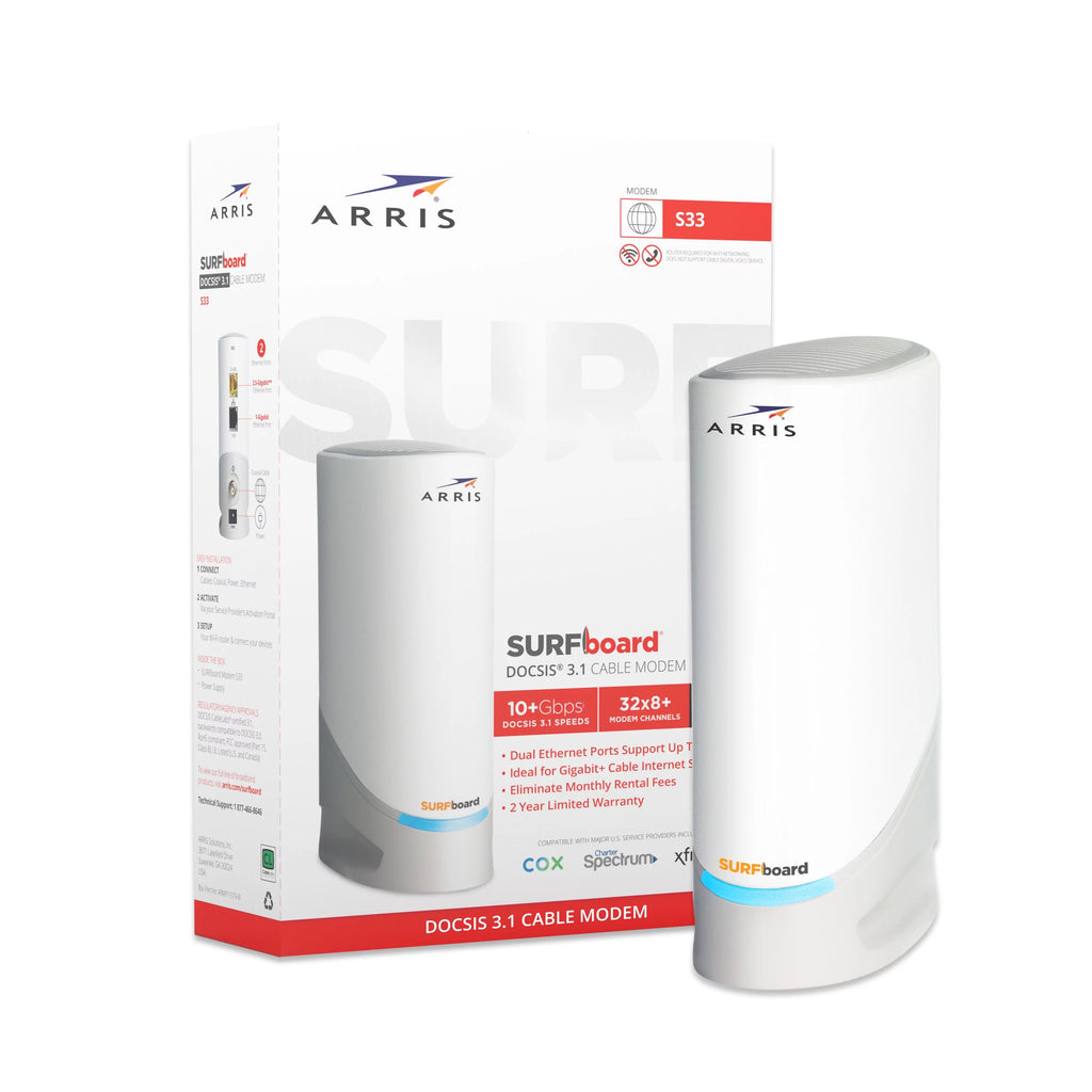 DOCSIS 3.1 Multi-Gigabit Cable Modem with 2.5 Gbps Ethernet Port G95869