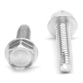 #8-32 x 1/4 Coarse Thread Thread Cutting Screw Hex Washer Head Zinc Plated M231