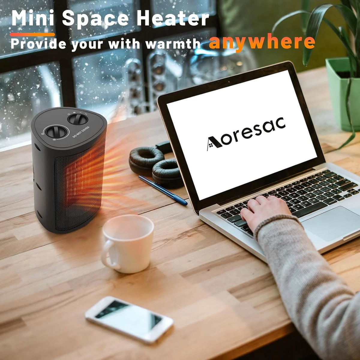 1500W Ceramic Portable Space Heater M210645