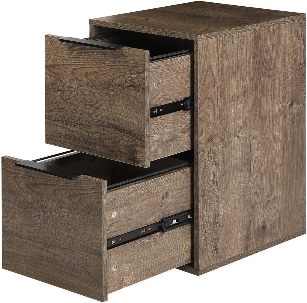 2 Drawer Wood File Cabinet U70003