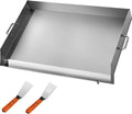 Stainless Steel Griddle, 36 x 22 Non-Stick Grill with 2 Handles C5986