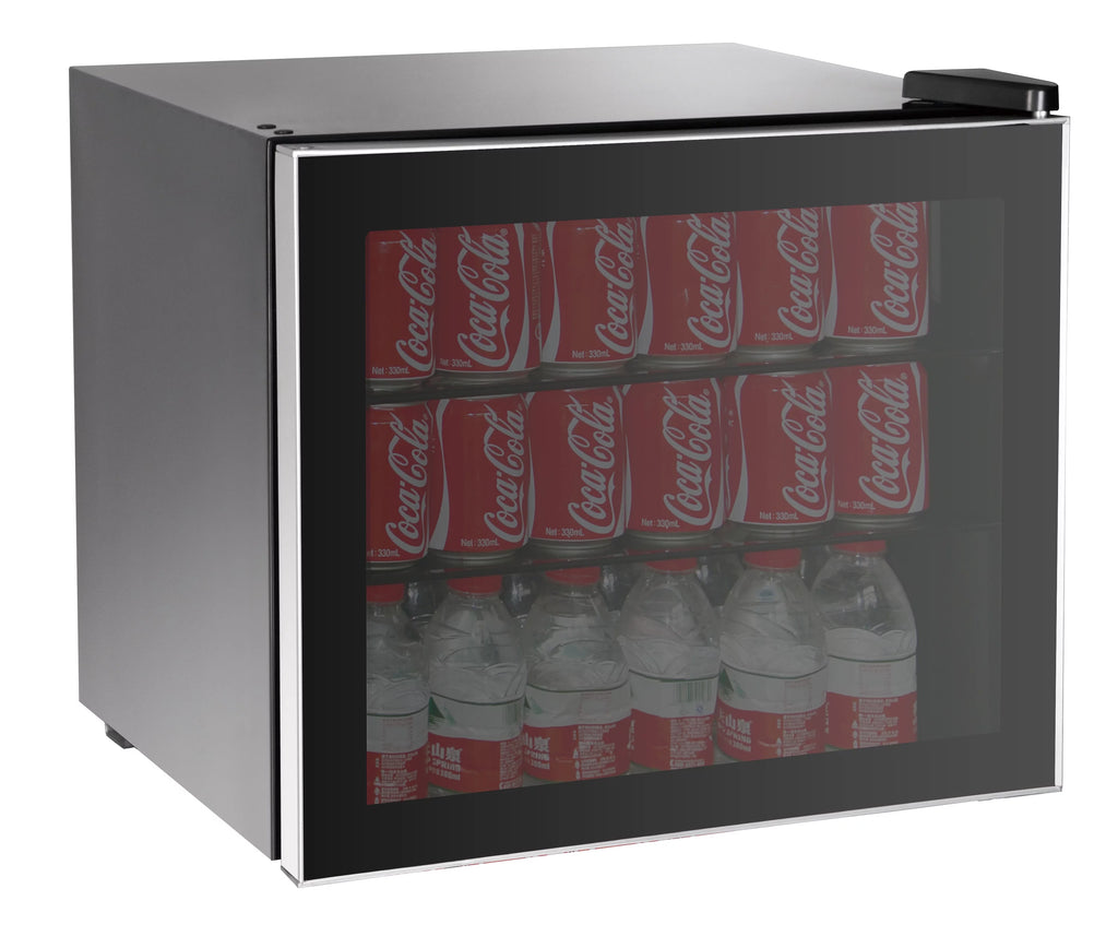 Black Adjustable Beverage Center Refrigerator A15967