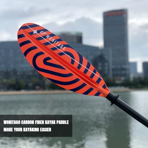 Carbon Fiber Kayak Paddle 3 Piece Adjustable C969