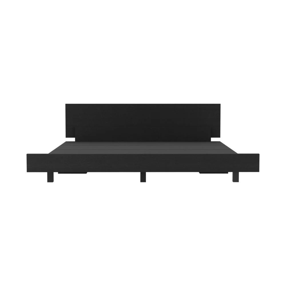 Smokey Oak Twin Size Bed S91402
