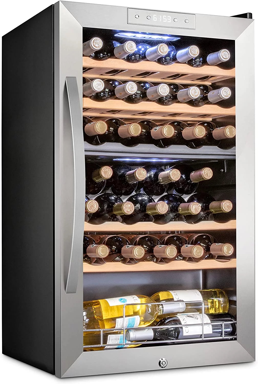Dual Freestanding 33 Bottle Wine Cooler H237151